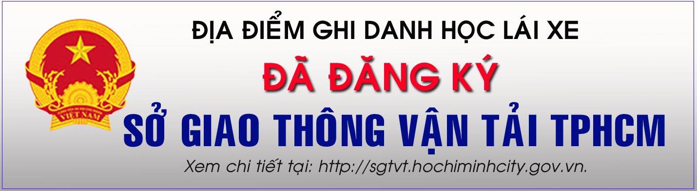 trường dạy lái xe sài gòn tourist thuộc sở gtvt